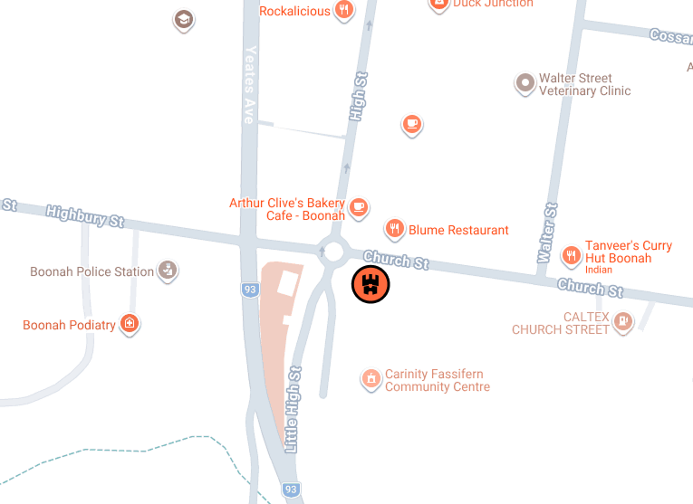 Warhold Boonah map