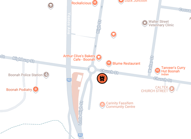 Warhold Boonah map
