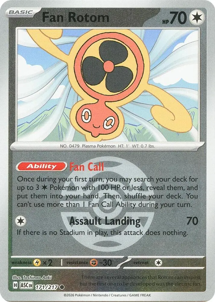 Fan Rotom - 171/217 (Dusk Ball)