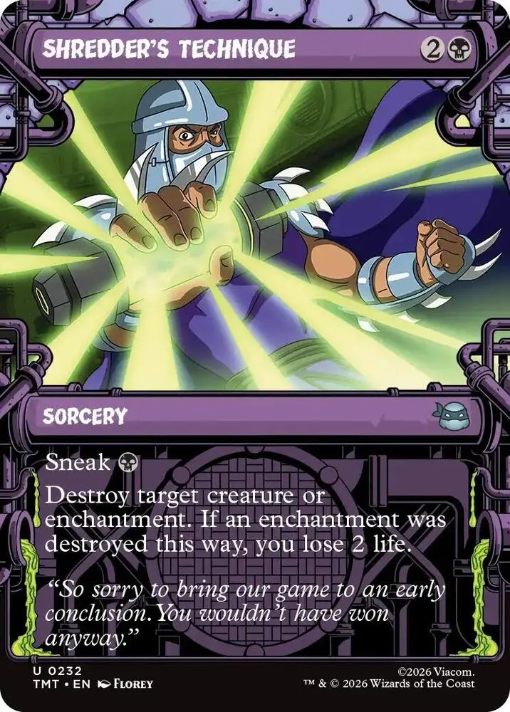 Shredder's Technique (Showcase)