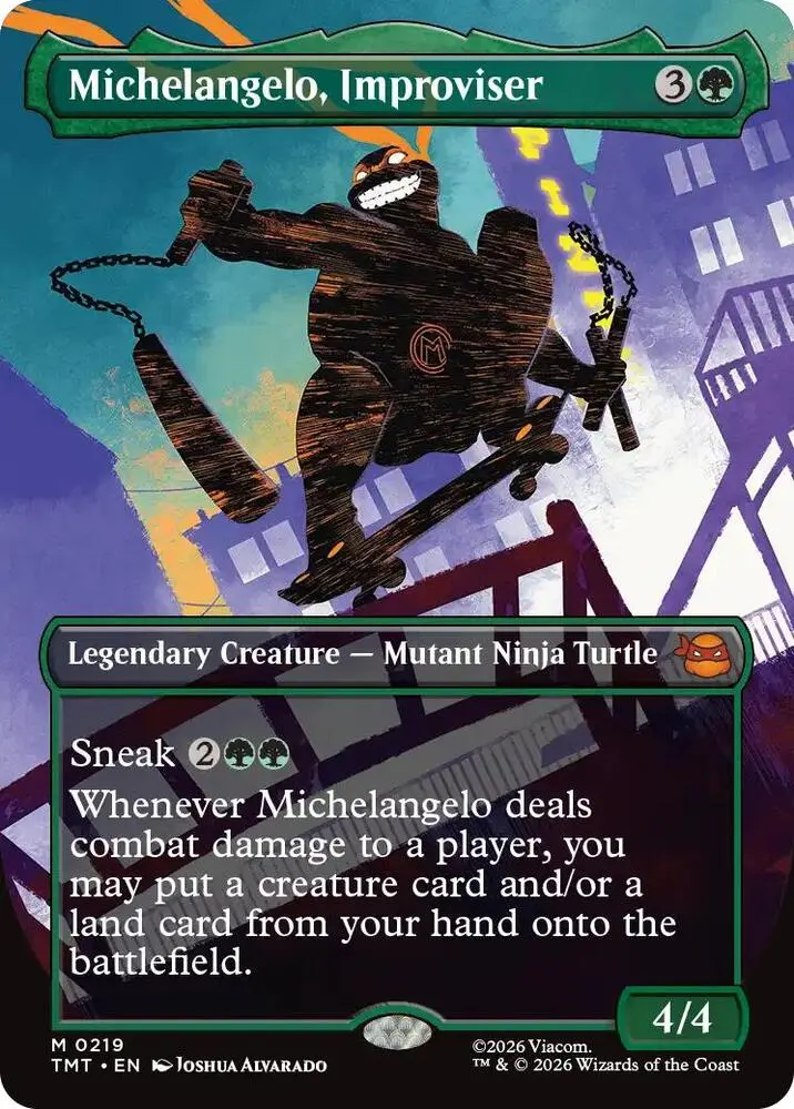 Michelangelo, Improviser (Borderless)