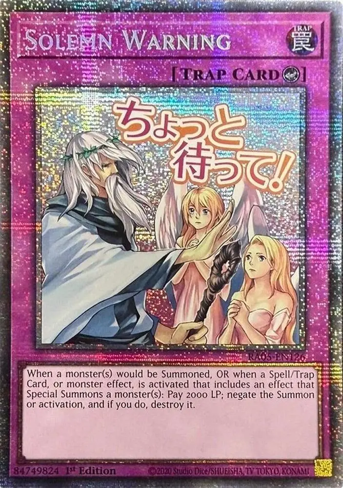Solemn Warning (Starlight Rare)